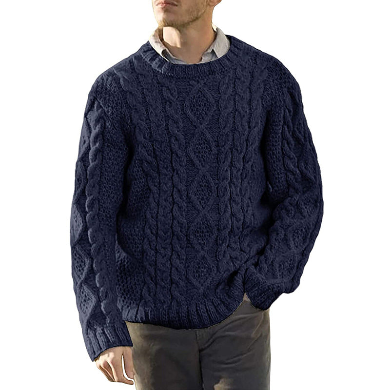 Frederick Hawkins | Cable Knit Crew Neck Jumper