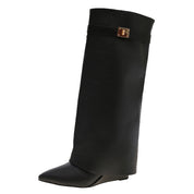 Florence Hughes | Bottes à boucle montant jusqu’au genou