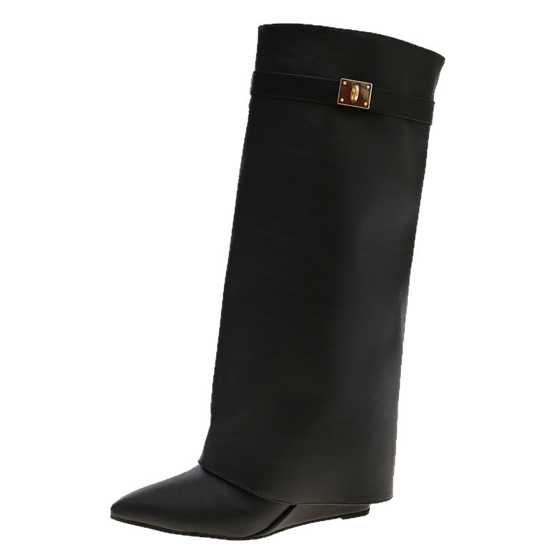 Florence Hughes | Bottes à boucle montant jusqu’au genou