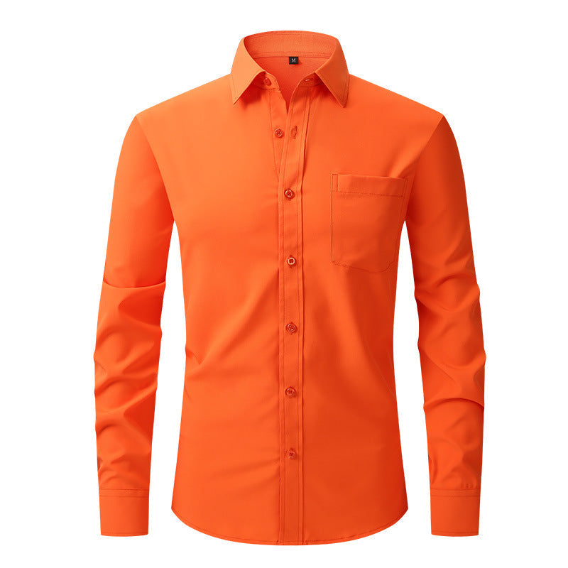 Sebastian Laurent | Chemise habillée classique pour homme | Essentiel Blanc ajusté