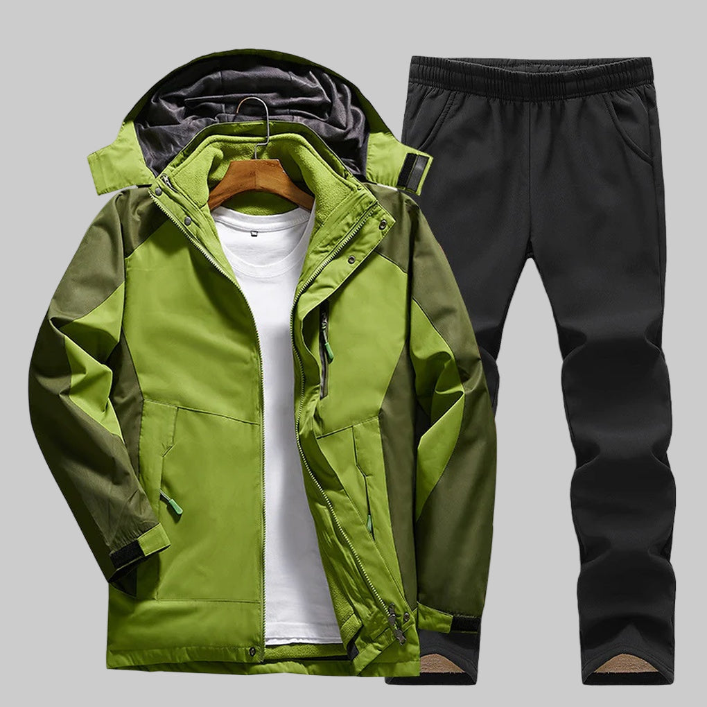 Olivia Brown | 3-in-1 Outdoor Jacket & Trouser Set