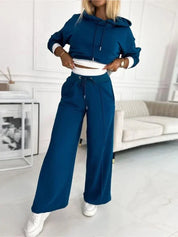 Grace Williams | Two-Piece Purple Jogger Lounge Set For Women