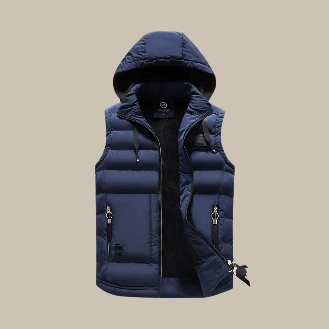Oscar Hunt | Padded Hooded Bodywarmer