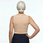 Victoria Wells | Built-In Bra Tank Top in Warm Mocha