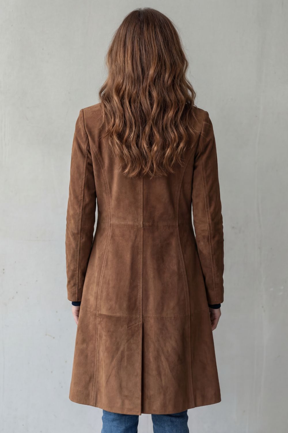 Georgina Caldwell | Vintage Suede Finish Longline Coat