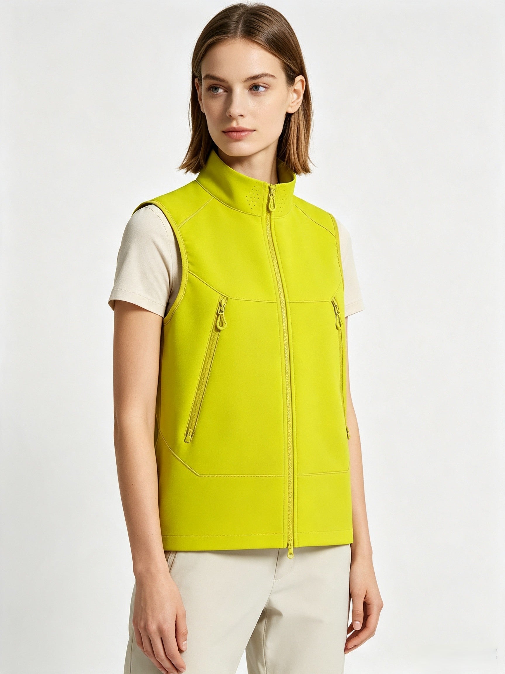 Imogen Hartwell | Softshell Gilet Wind Resistant Fleece-Lined Vest