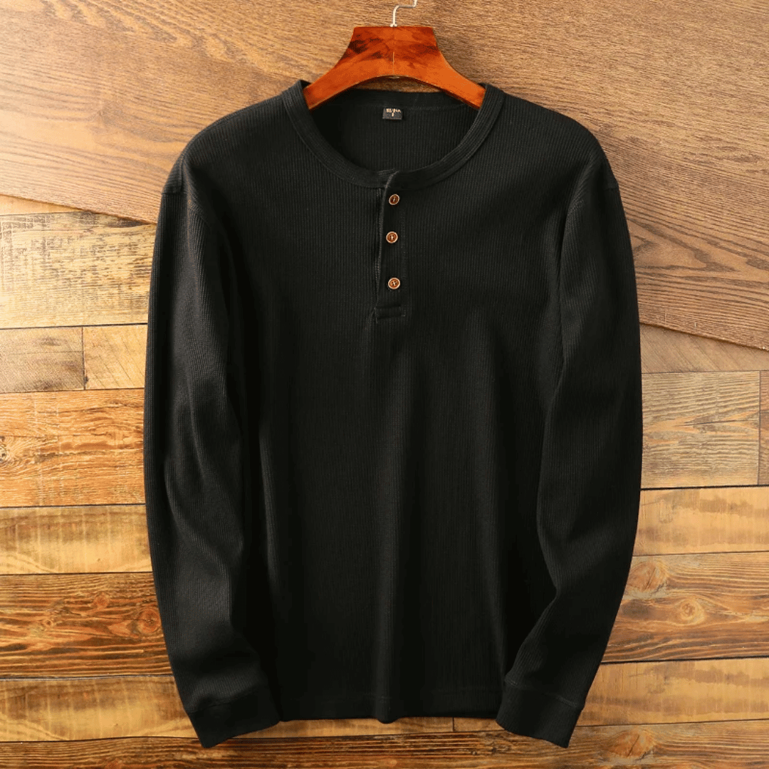 Henry Fletcher | Soft Henley Neck Shirt