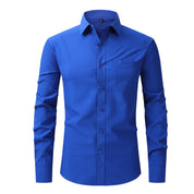 Sebastian Laurent | Chemise habillée classique pour homme | Essentiel Blanc ajusté