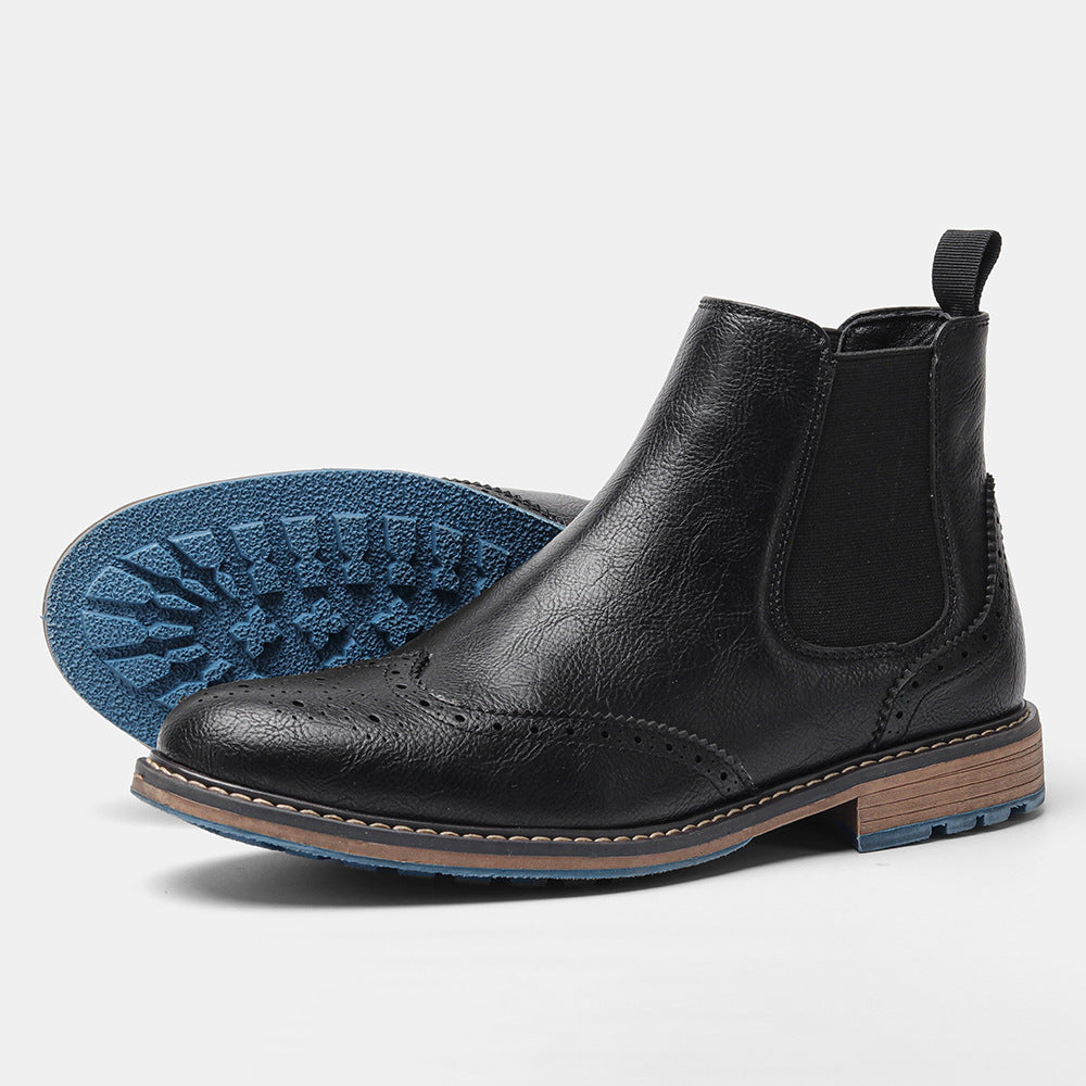 Roland Harker | Chelsea čižmy s brogue detailom