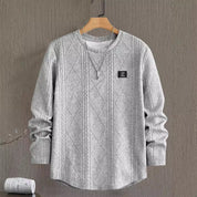 Percival Ashmore | Cable Knit Round Neck Pullover