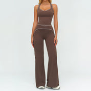 Paloma Whitmore | Wide-Leg Sportswear Set with Tank Top