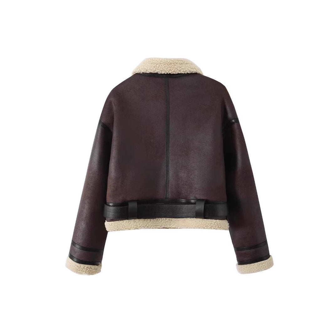 Verity Clarke | Shearling Aviator Jacket