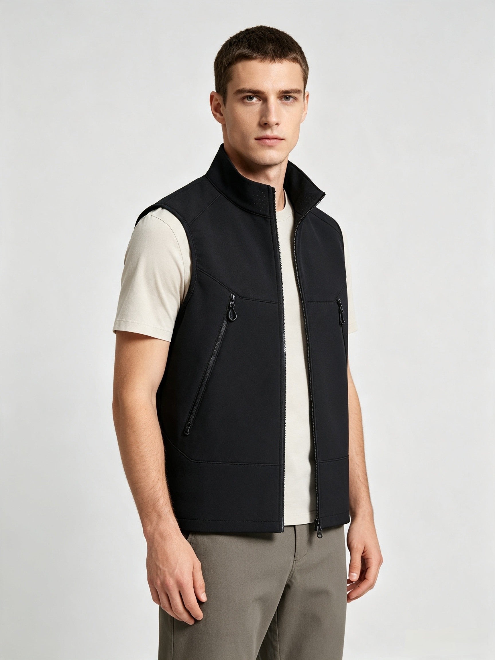 Imogen Hartwell | Softshell Gilet Wind Resistant Fleece-Lined Vest