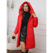 Victoria Edwards | Mid-Length Hooded Puffer Coat