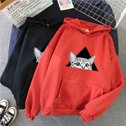 Florence Sedgwick | Cat Print Oversized Hoodie