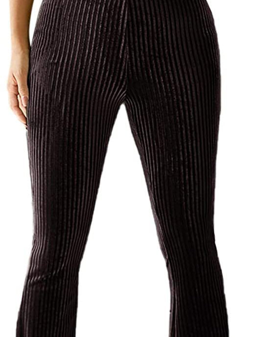 Isla Thompson | Ribbed Velvet Flare Trousers