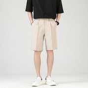 Henry Walker | Men's Chino Shorts Tailored Pleat Front