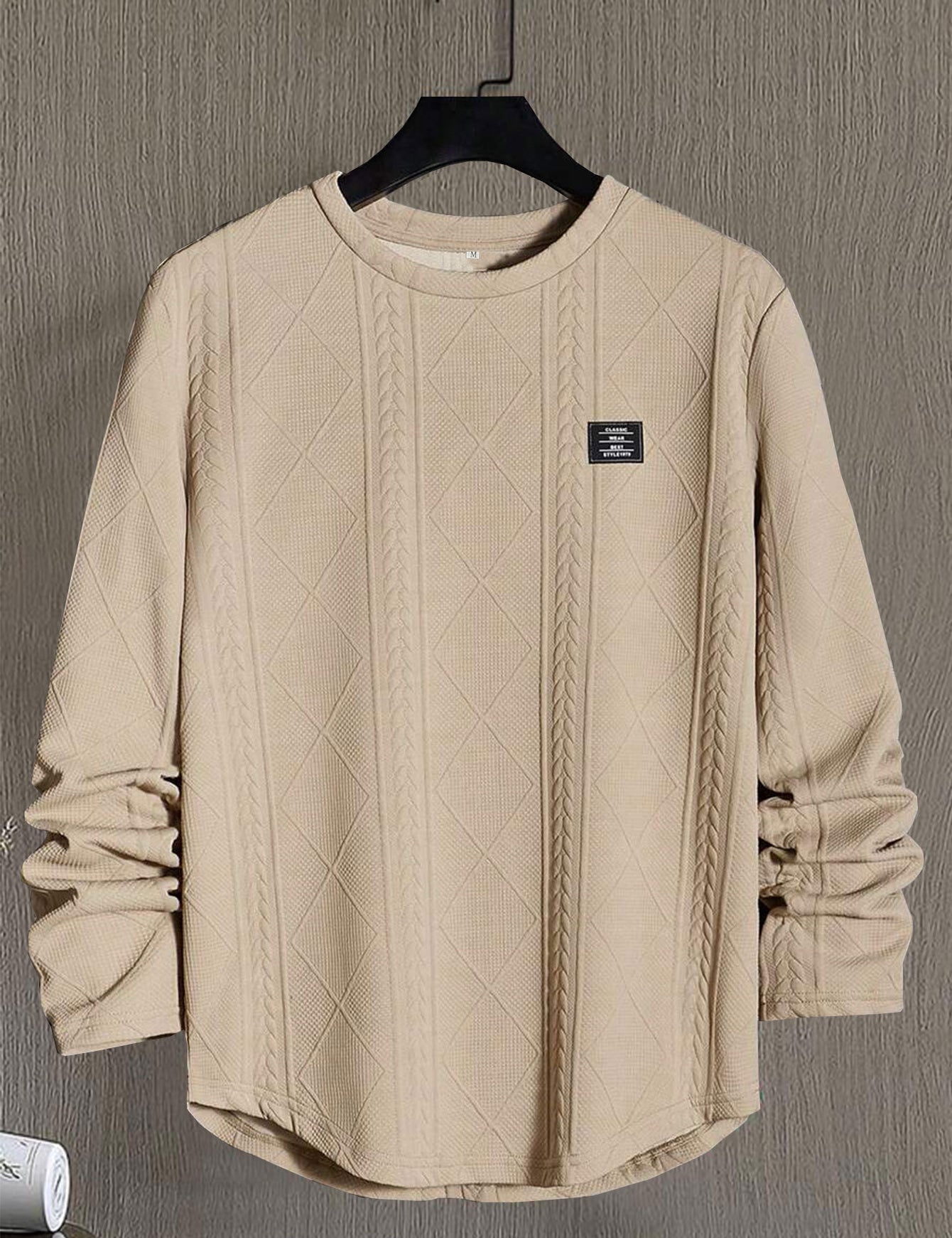 Percival Ashmore | Cable Knit Round Neck Pullover