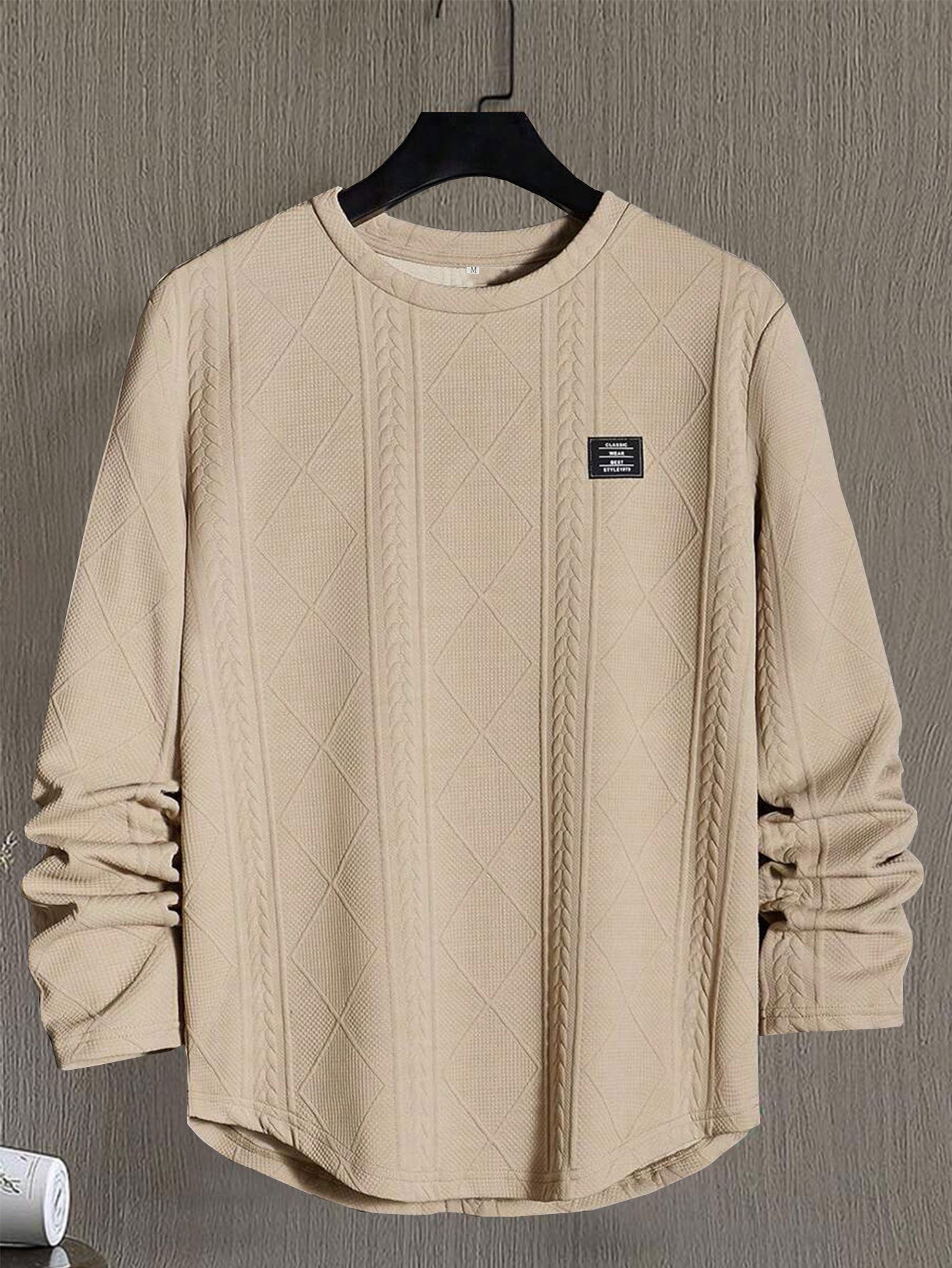 Percival Ashmore | Cable Knit Round Neck Pullover