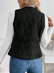 Cecily Davies | Quilted Faux Fur Lined Puffer Vest