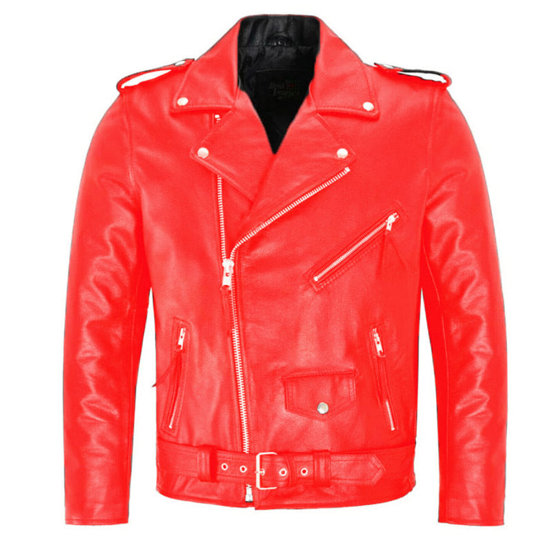 Thomas Baxter | Blouson de motard en cuir