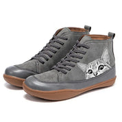 Beatrice Sutcliffe | Cat Print Ankle Boots