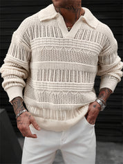 Marcus Whitmore | Pull polo en maille crochetée