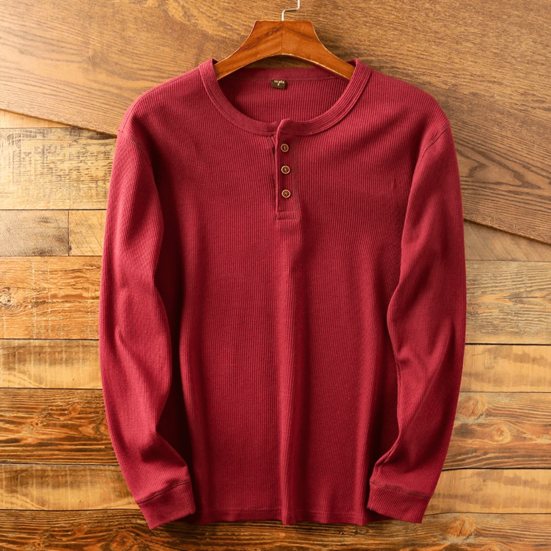 Henry Fletcher | Soft Henley Neck Shirt
