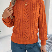 Eleanor Davies | Cable-Knit Textured Sweater