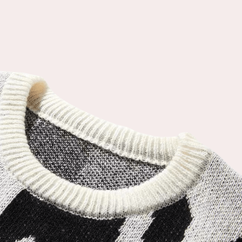 Duncan Davies | Oversized Graffiti Print Sweater For Men