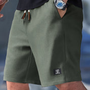 Oliver Hughes | Waffle Knit Slim Shorts with Adjustable Drawstring