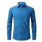 Sebastian Laurent | Chemise habillée classique pour homme | Essentiel Blanc ajusté