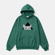 Florence Sedgwick | Cat Print Oversized Hoodie