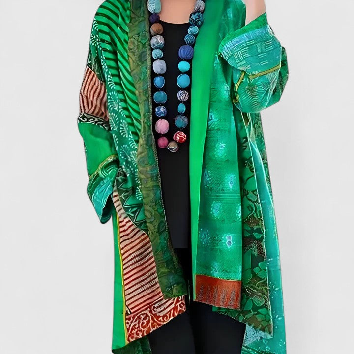 Freya Ellingham | Bohemian Patchwork Kimono Cardigan