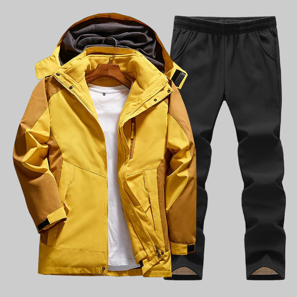 Olivia Brown | 3-in-1 Outdoor Jacket & Trouser Set
