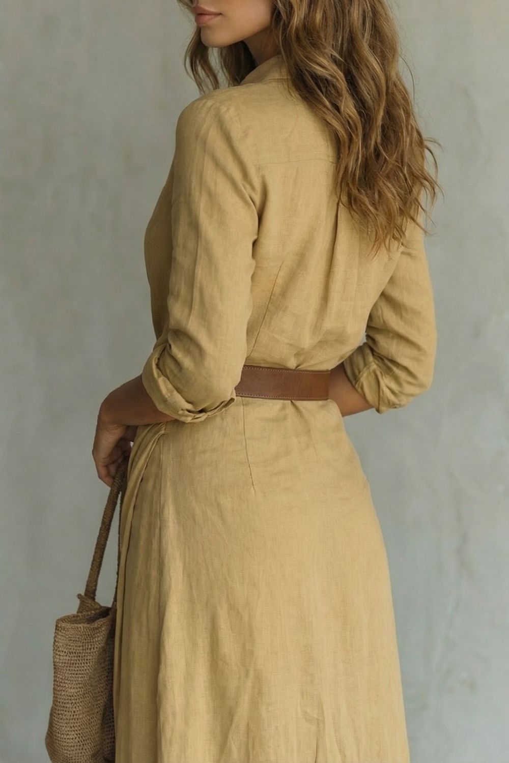 Harriet Drummond | Azura Button-Down Belted Maxi Dress