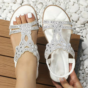 Serene Holloway | Boho Style Crystal Sandals