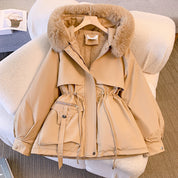 Cecily Edwards | Parka matelassée à capuche en fausse fourrure