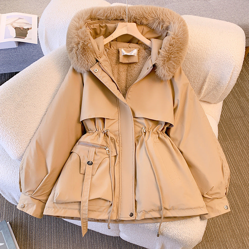 Cecily Edwards | Parka matelassée à capuche en fausse fourrure
