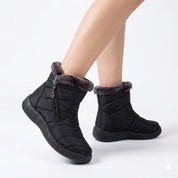 Freya Sanderson | Cozy Snow Boots For Women with Faux-Fur Trim
