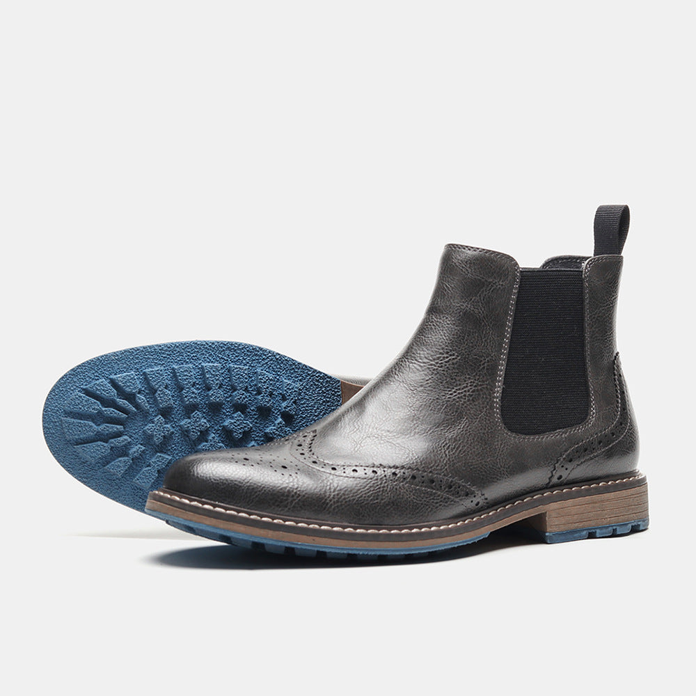 Roland Harker | Chelsea čižmy s brogue detailom