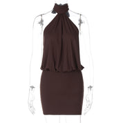 Wilhelmina Ashcroft | Robe mini moulante dos nu à col licou