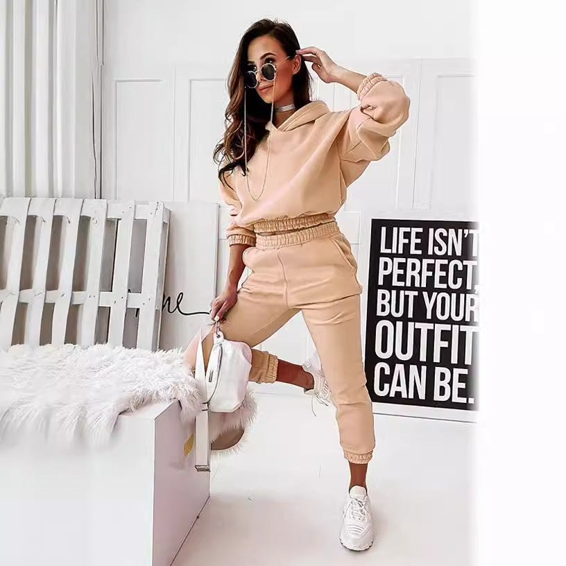 Matilda Hughes | Hooded Two-Piece Lounge Set