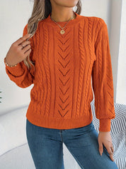 Eleanor Davies | Cable-Knit Textured Sweater