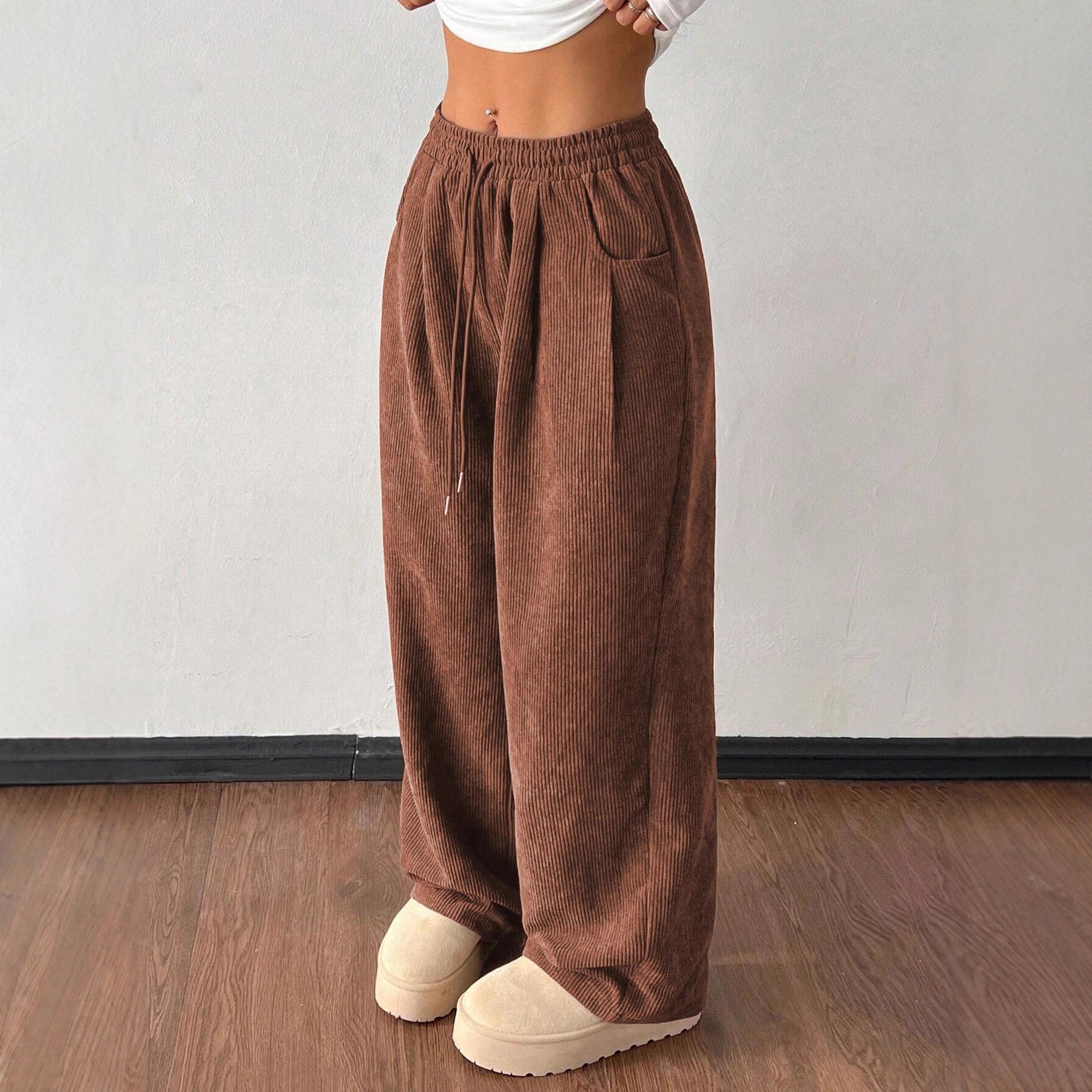 Florence Baker | Corduroy Wide-Leg Pants