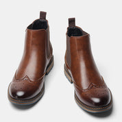Roland Harker | Chelsea čižmy s brogue detailom