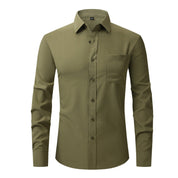 Sebastian Laurent | Chemise habillée classique pour homme | Essentiel Blanc ajusté