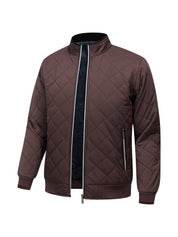 Reuben Walker | Quilted Bomber Jacket with Fleece Lining