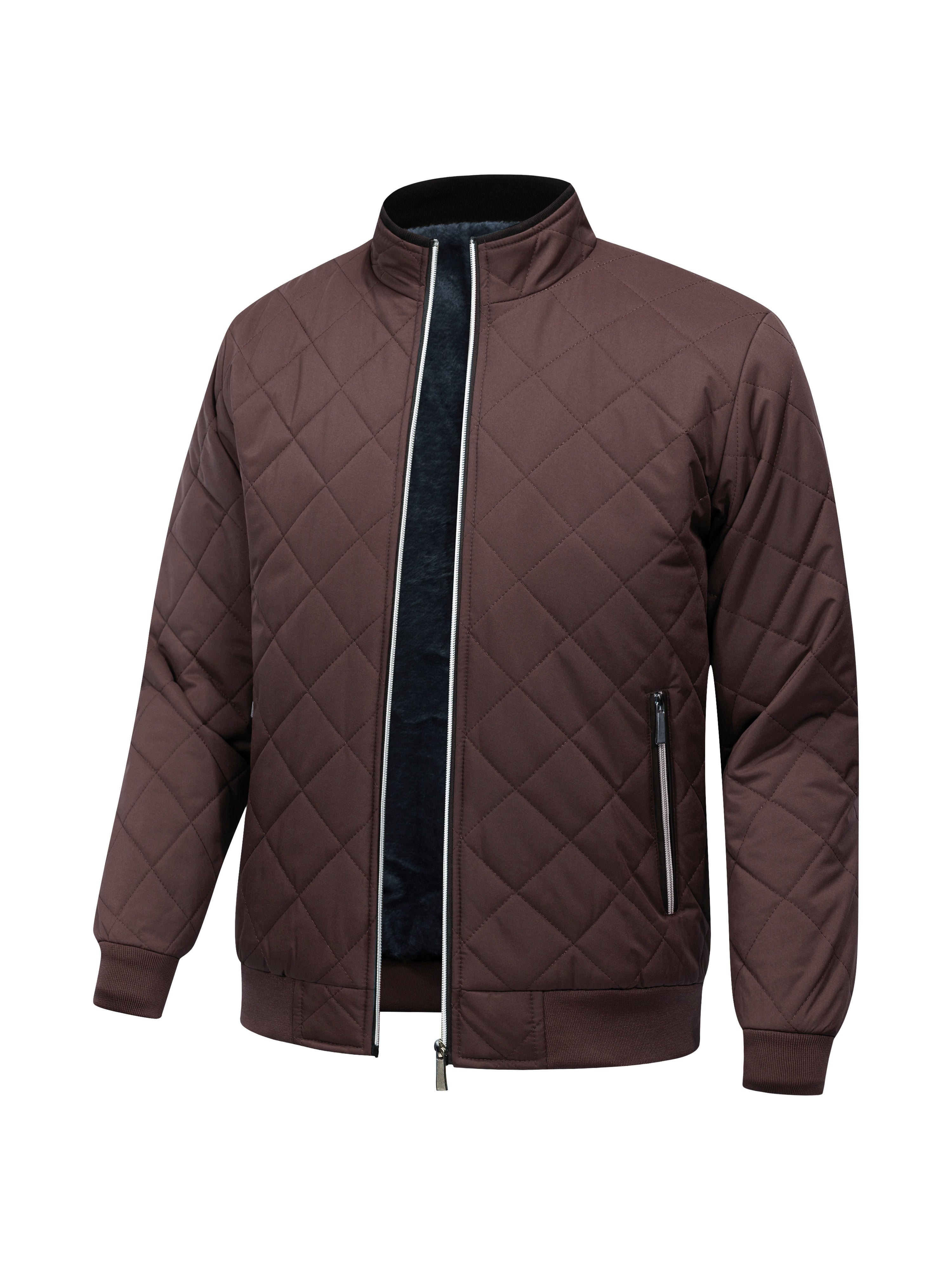 Reuben Walker | Quilted Bomber Jacket with Fleece Lining