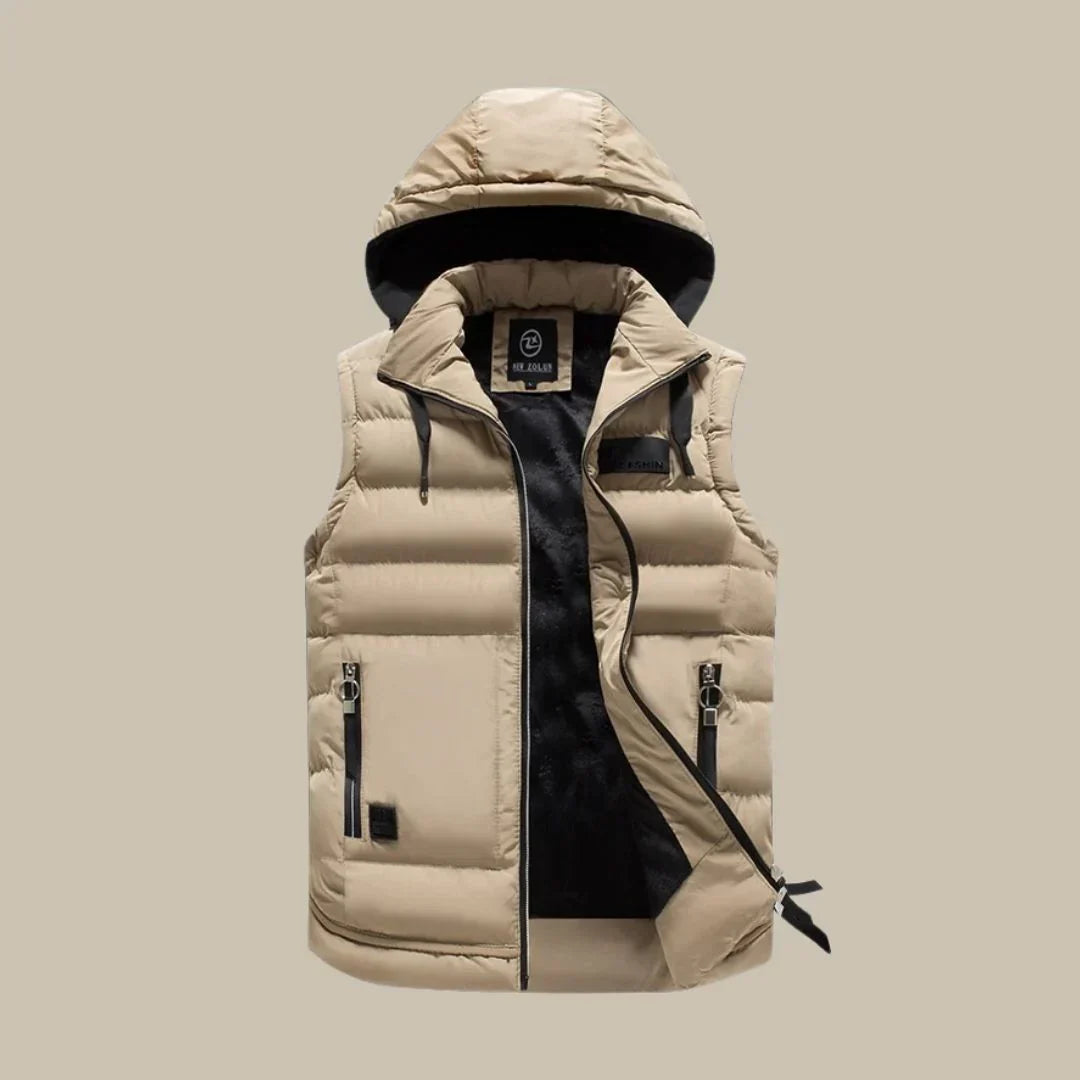 Oscar Hunt | Padded Hooded Bodywarmer